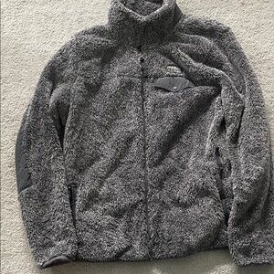 L.L. Bean Women’s Gray Hi Pile Fleece Zip Jacket